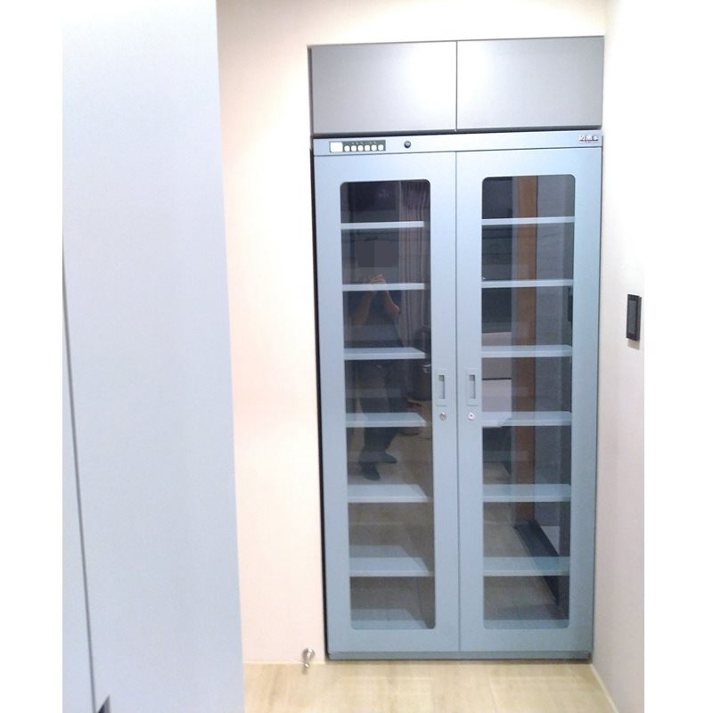 客製化防潮箱-莫蘭迪灰藍色