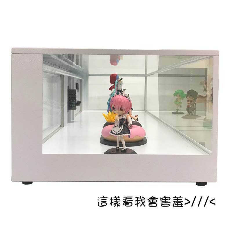 玻璃展示白色防潮箱, 防潮家訂製防潮櫃